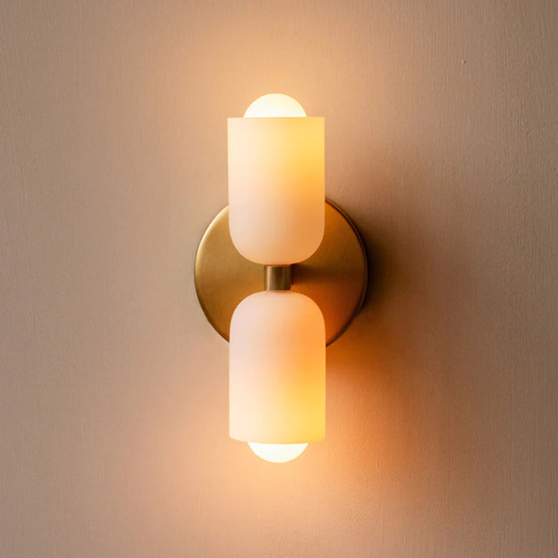 Applique Murale LED Élégante avec Verre Noir LumoZen