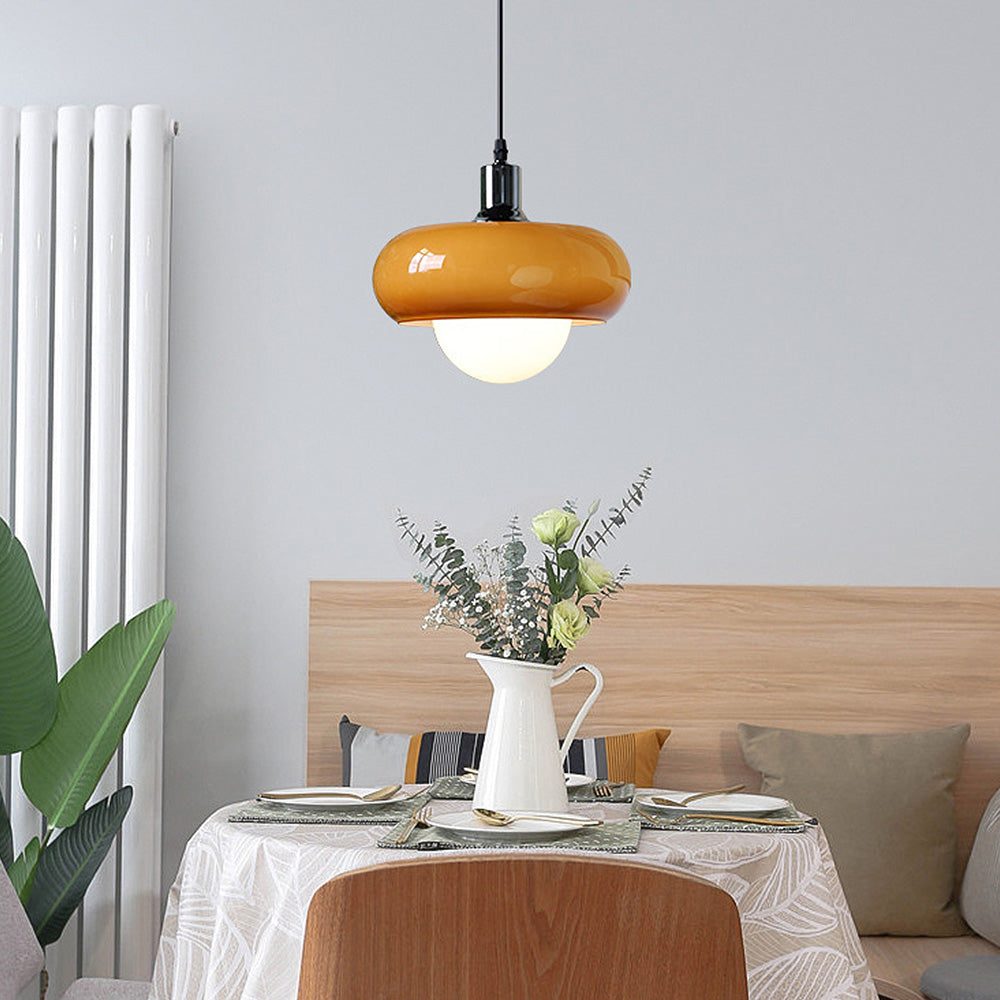 CaféLinéa – Suspension LED Design Moderne Brun pour Salon