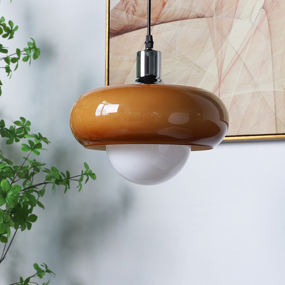 CaféLinéa – Suspension LED Design Moderne Brun pour Salon