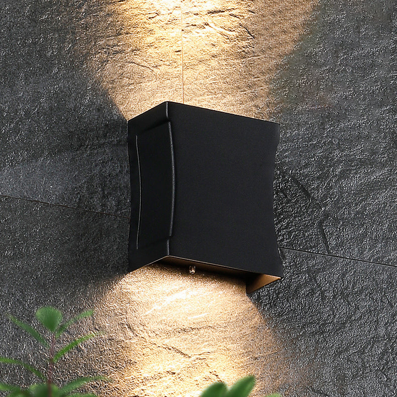 Applique murale LED extérieure design moderne lumière blanche chaude étanche jardin terrasse