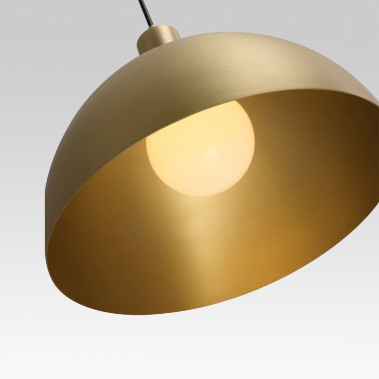 Luminara – Suspension LED Classique Laiton Doré Salon