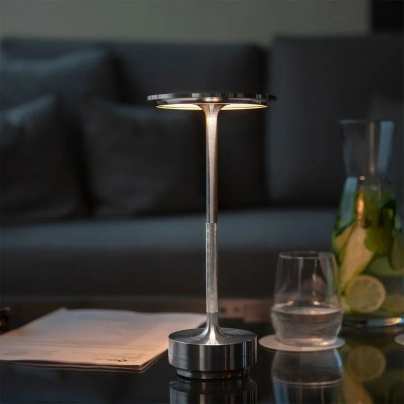 Glimmera – Lampe de Table Sans Fil Rechargeable à Luminosité Réglable