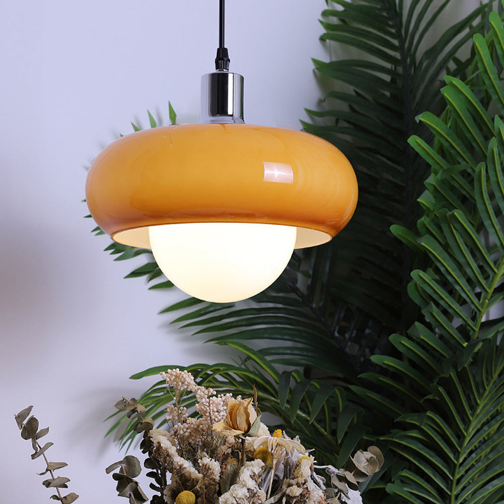 CaféLinéa – Suspension LED Design Moderne Brun pour Salon