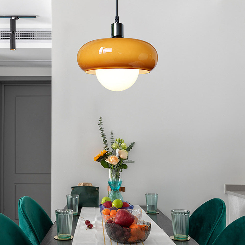 CaféLinéa – Suspension LED Design Moderne Brun pour Salon