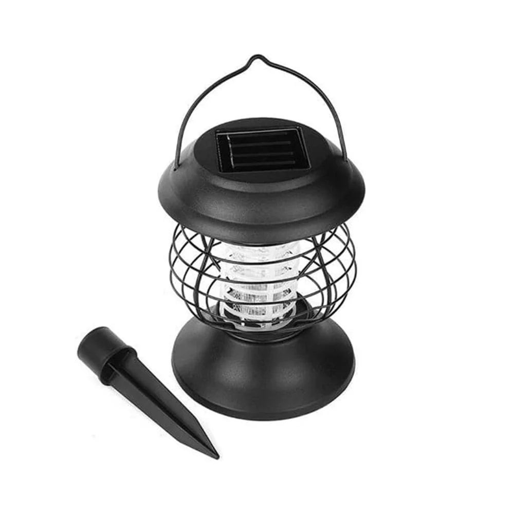 Lampe anti-moustiques solaire LED blanc chaud extérieur jardin terrasse IP65 moderne
