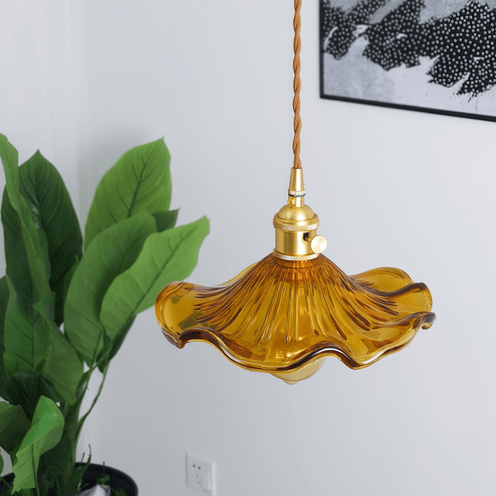Tropical Bloom I Suspension Lumineuse