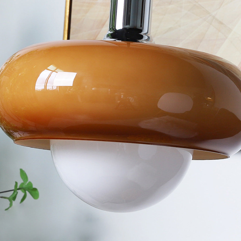 CaféLinéa – Suspension LED Design Moderne Brun pour Salon