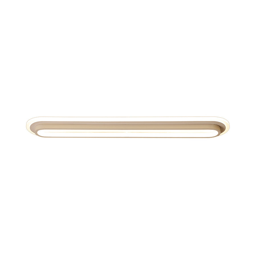 LumoOval – Plafonnier LED Ovale Moderne Noir/Blanc Salon