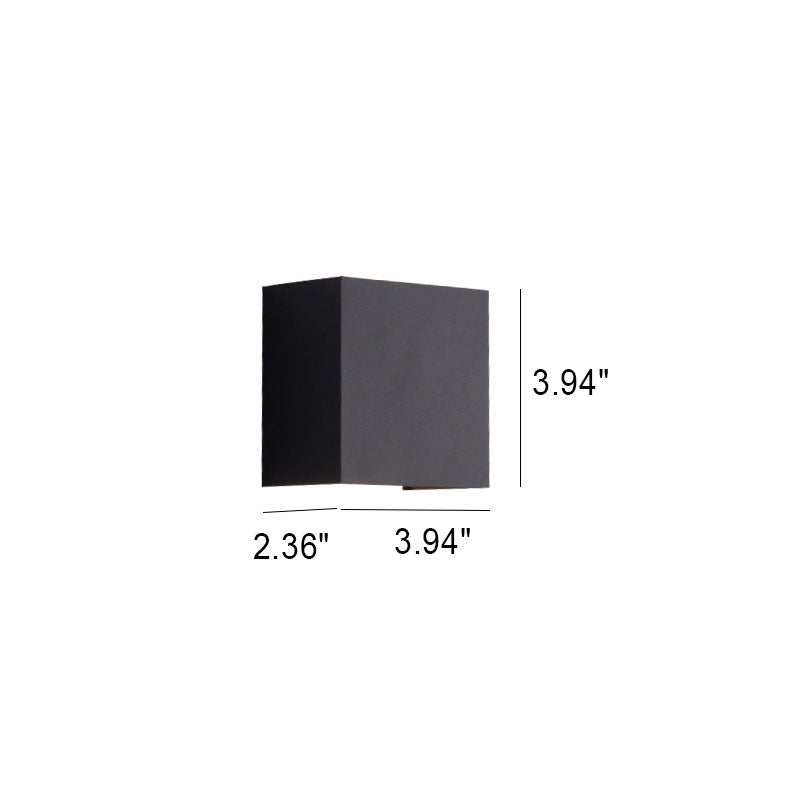 Éclairage extérieur moderne minimaliste avec lumière blanche chaude résistant pour jardin et terrasse