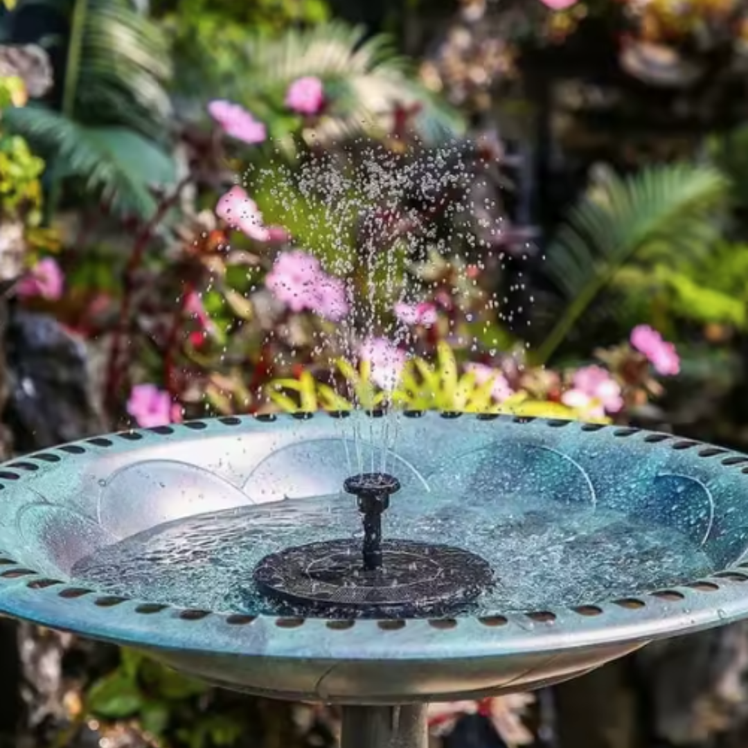 Fontaine solaire de jardin à énergie solaire