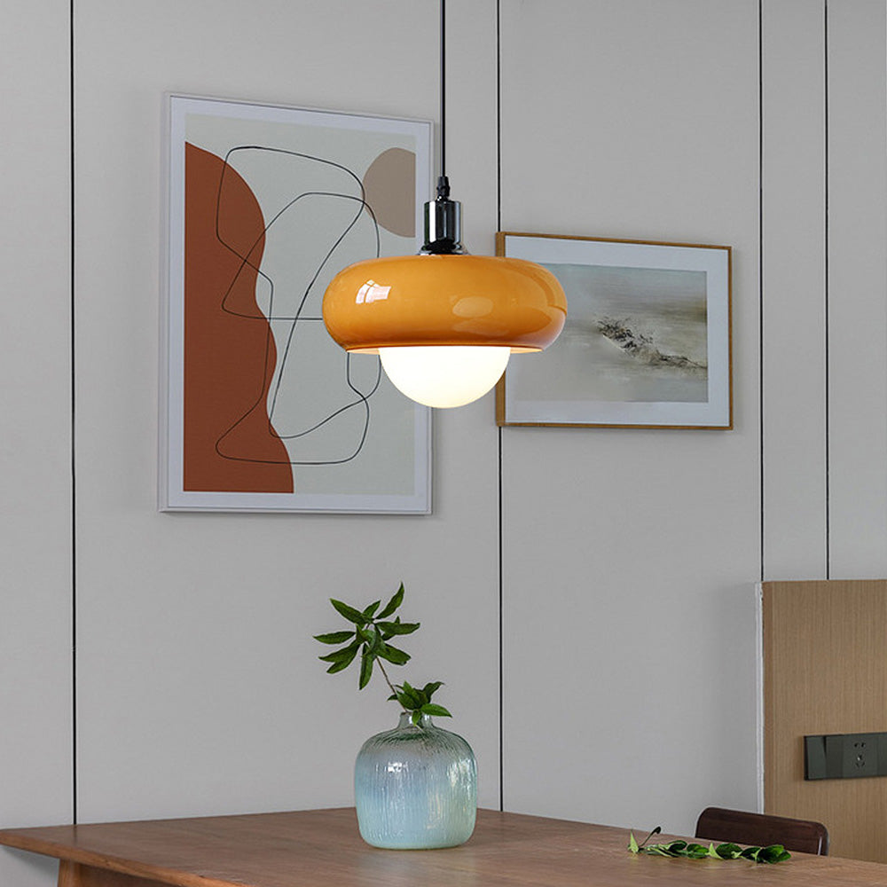 CaféLinéa – Suspension LED Design Moderne Brun pour Salon