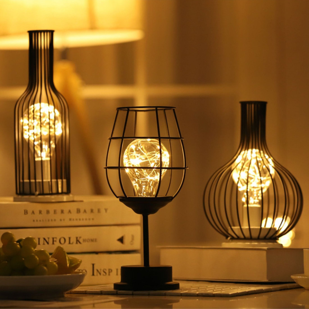 Lumen Cage – Lampes LED Sans Fil pour Intérieur et Extérieur