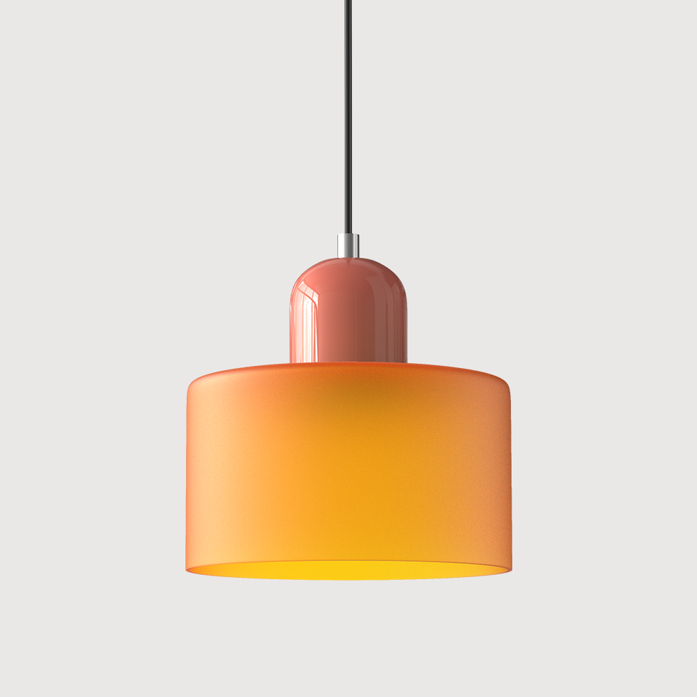 Lumisio – Suspension en Verre Style Bauhaus, Créative, Salon