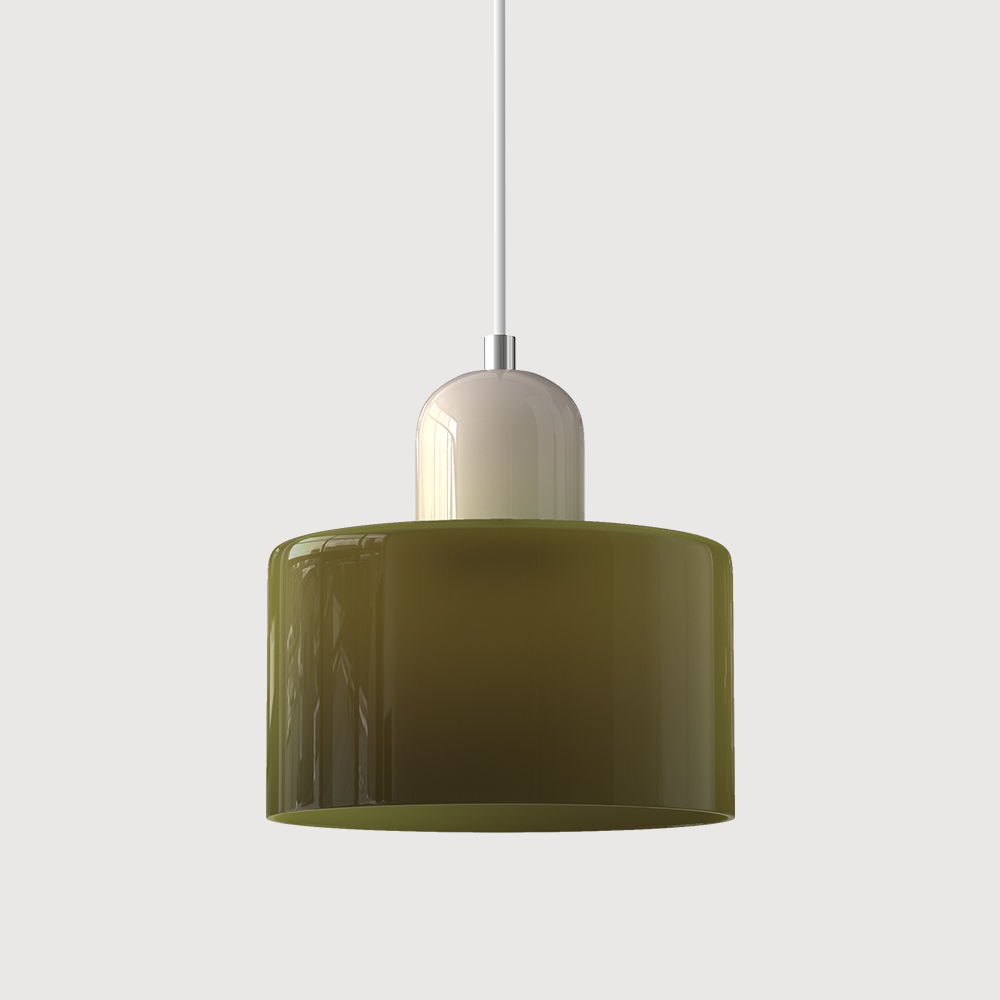 Lumisio – Suspension en Verre Style Bauhaus, Créative, Salon