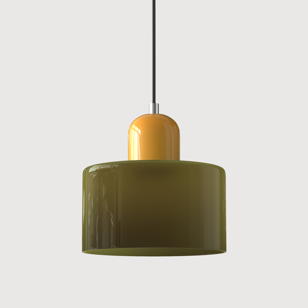 Lumisio – Suspension en Verre Style Bauhaus, Créative, Salon