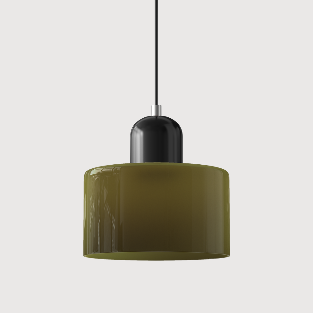 Lumisio – Suspension en Verre Style Bauhaus, Créative, Salon