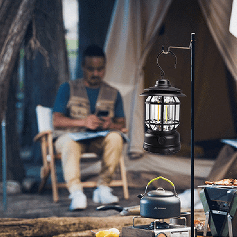 RetroLight – Lampe de camping vintage portable