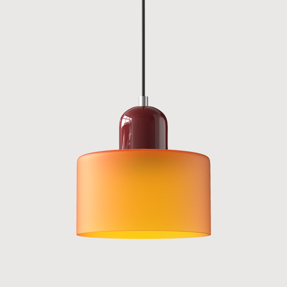Lumisio – Suspension en Verre Style Bauhaus, Créative, Salon