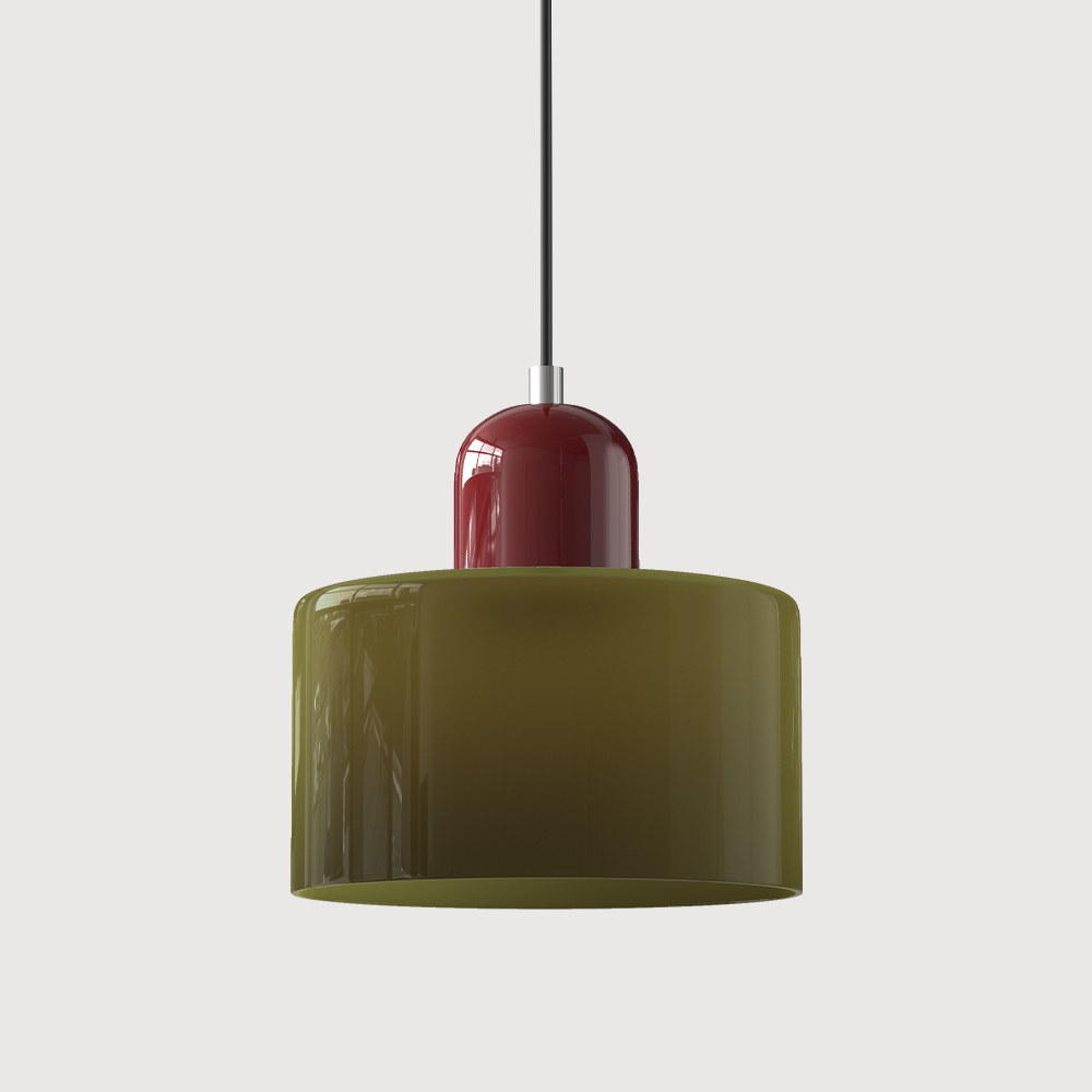 Lumisio – Suspension en Verre Style Bauhaus, Créative, Salon