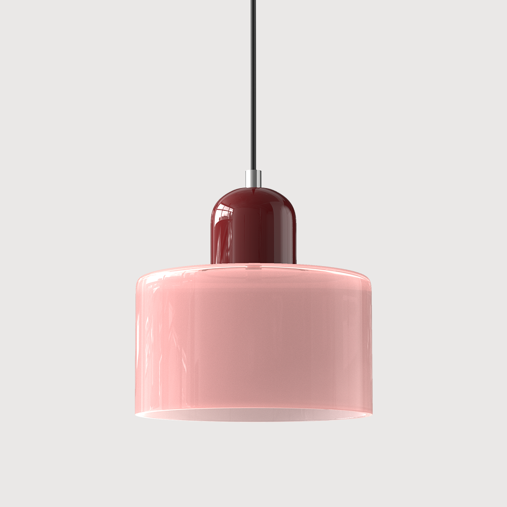Lumisio – Suspension en Verre Style Bauhaus, Créative, Salon