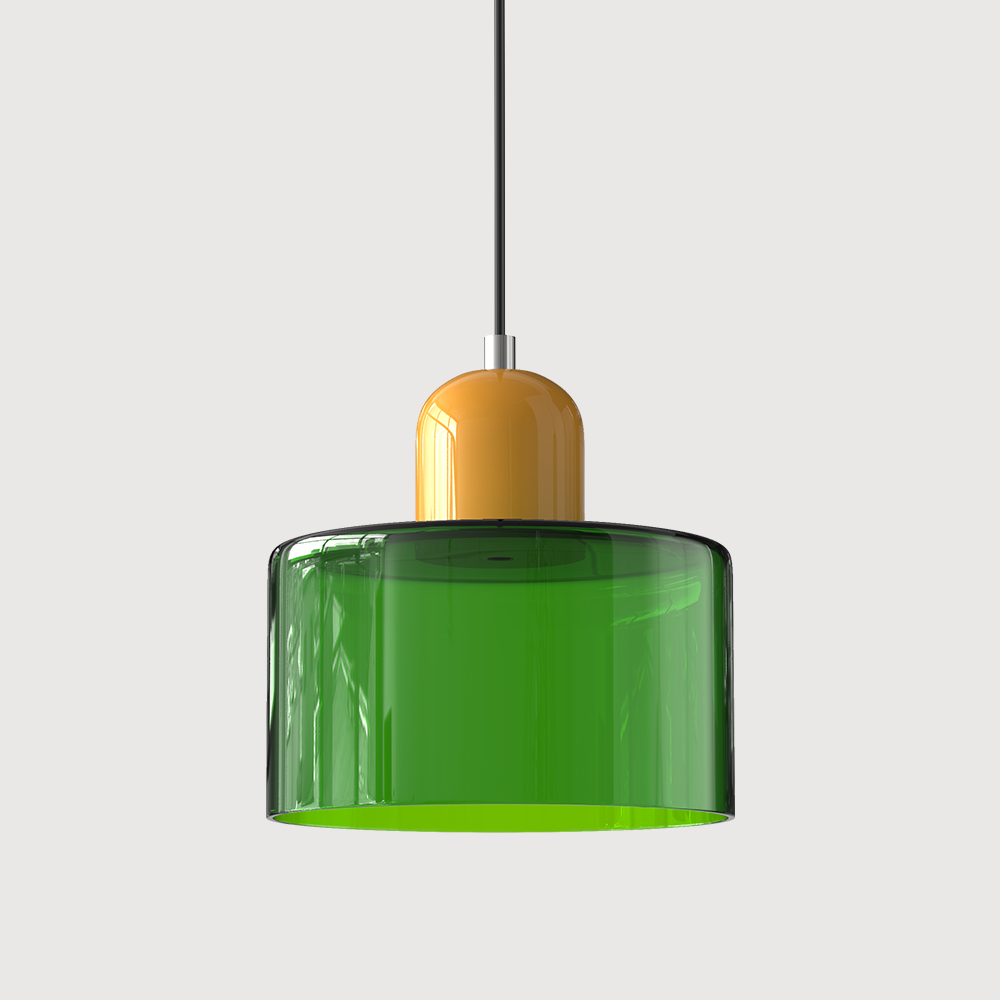 Lumisio – Suspension en Verre Style Bauhaus, Créative, Salon