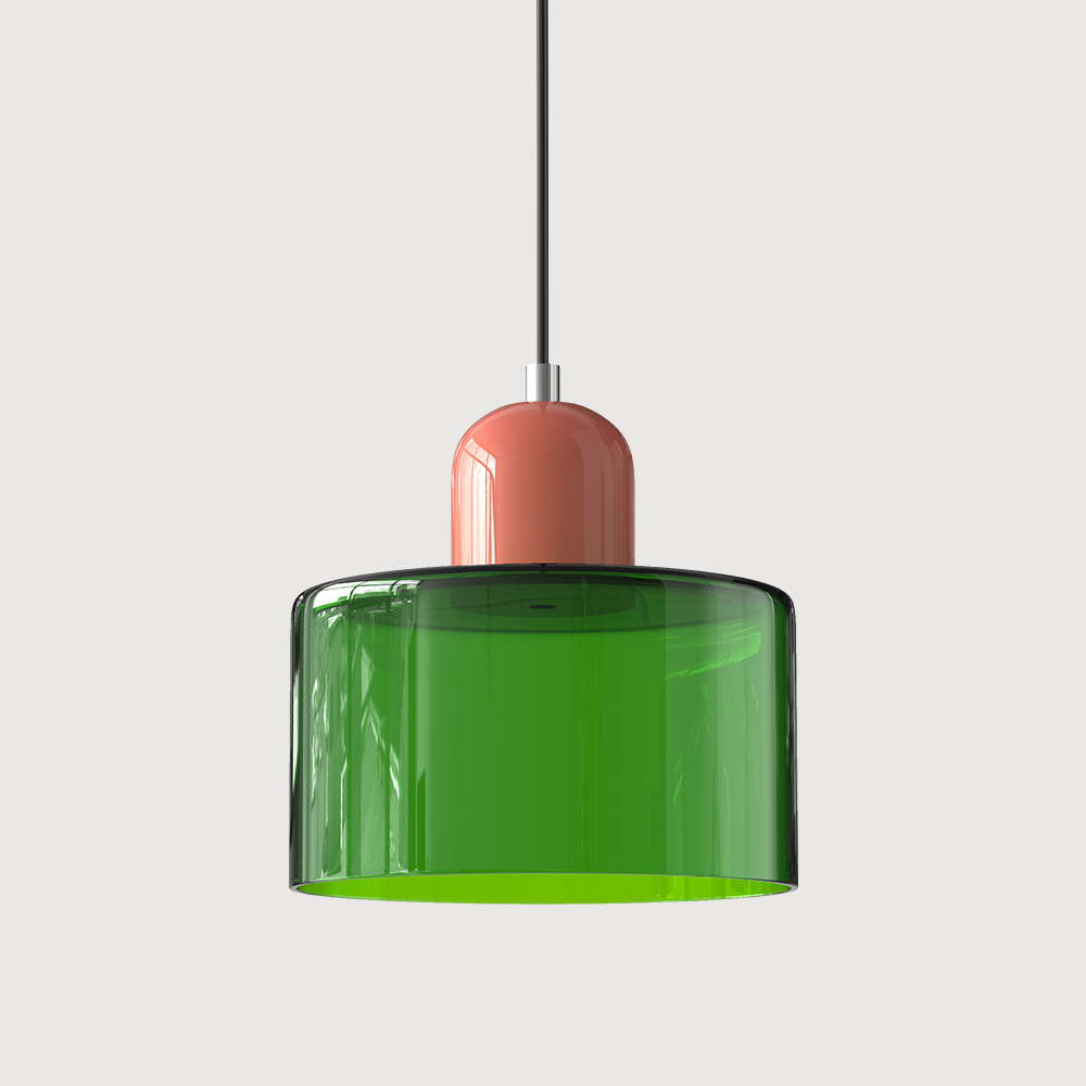 Lumisio – Suspension en Verre Style Bauhaus, Créative, Salon
