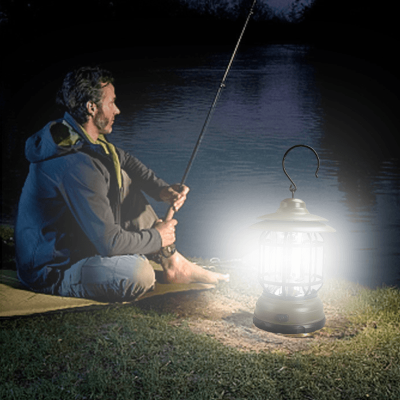 RetroLight – Lampe de camping vintage portable