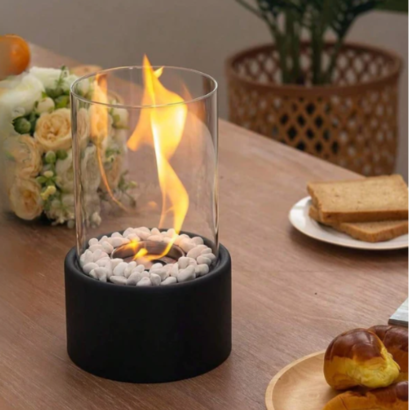 Lampe à huile Flamme – Design classique avec éclairage sûr pour des soirées chaleureuses