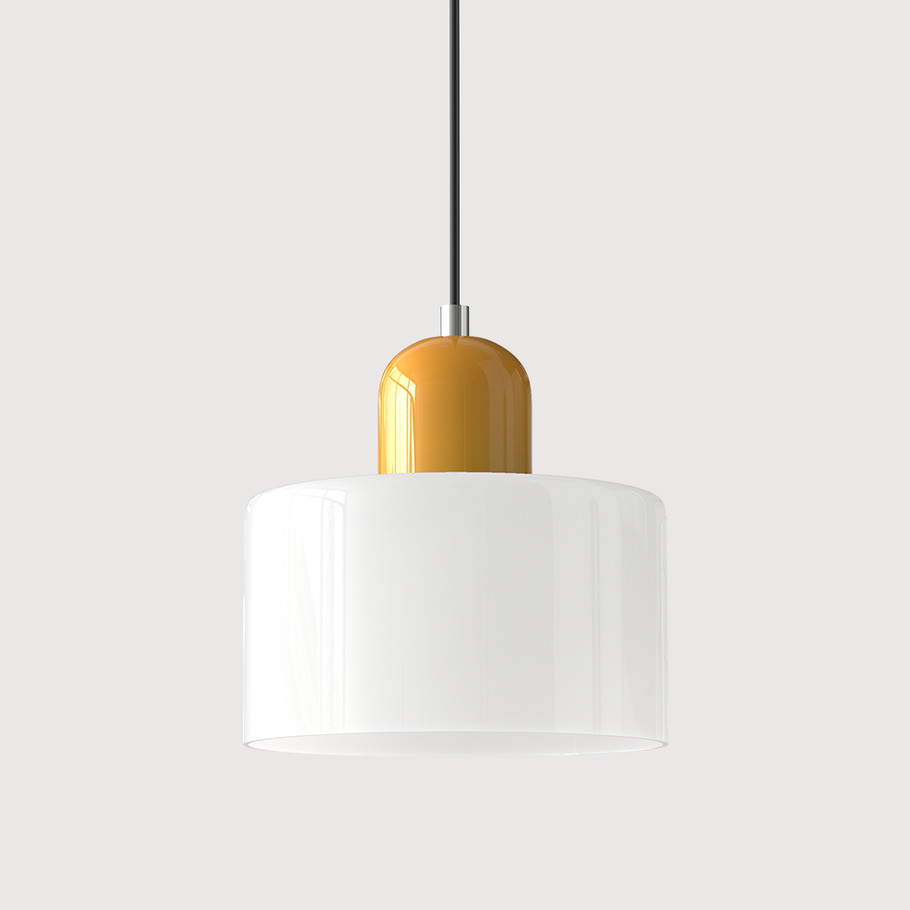 Lumisio – Suspension en Verre Style Bauhaus, Créative, Salon
