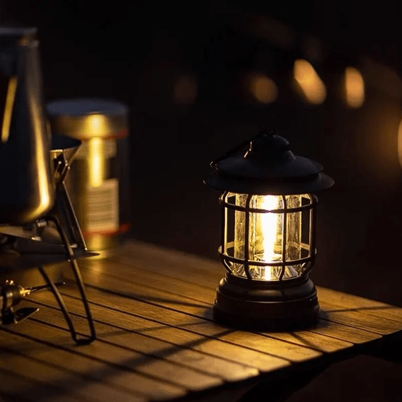 RetroLight – Lampe de camping vintage portable