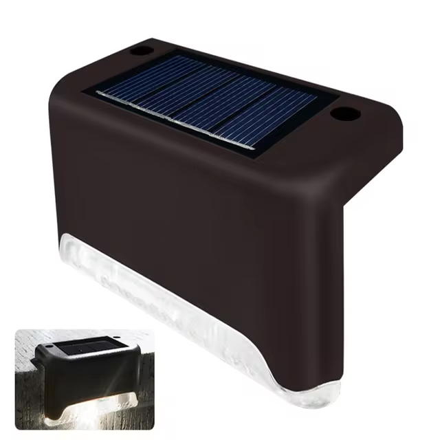 (Lot de 5) SolarLume Lampe de Jardin Solaire LED – Blanc Chaud, Terrasse & Extérieur