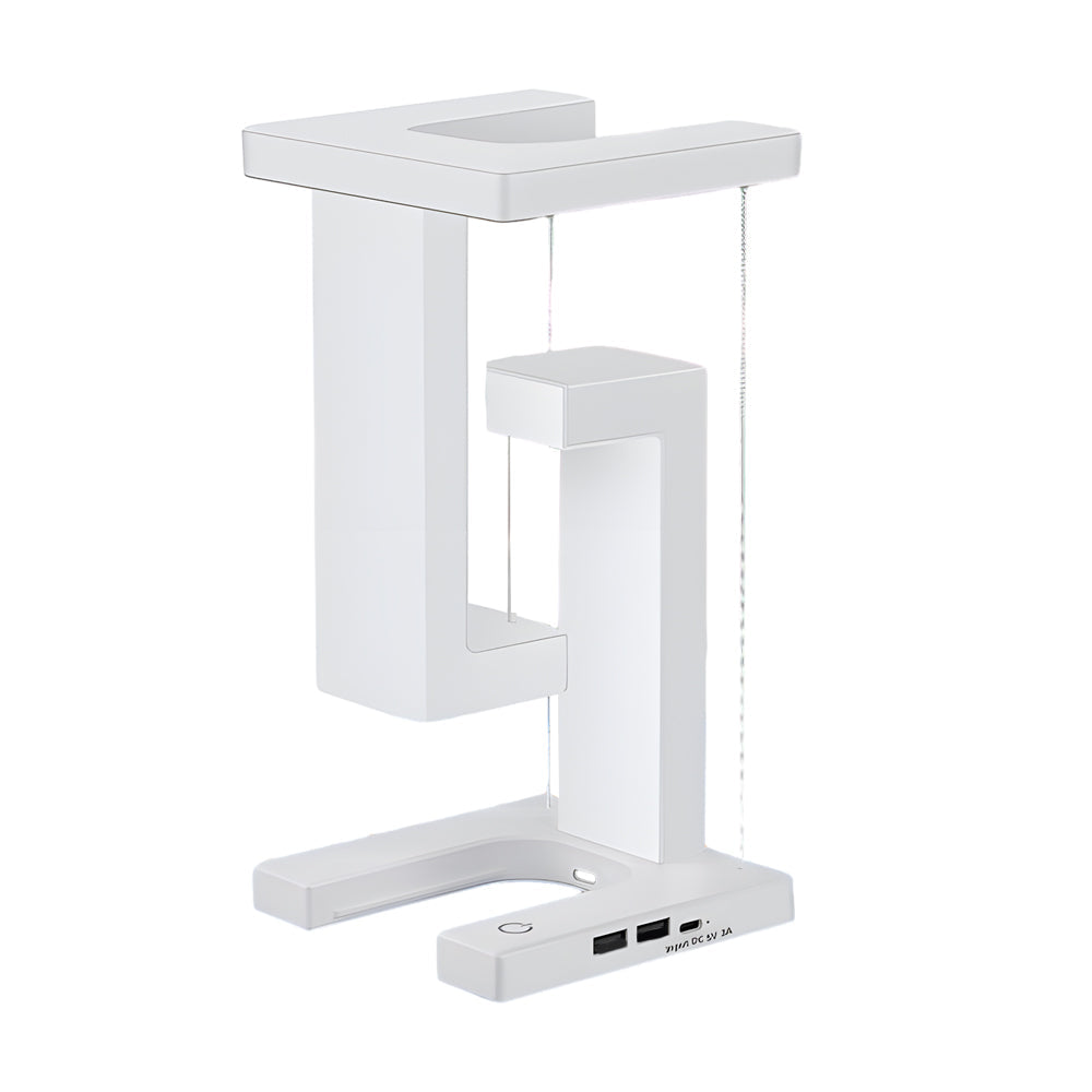 EclipseLite – Lampe de table moderne flottante avec LED et charge sans fil