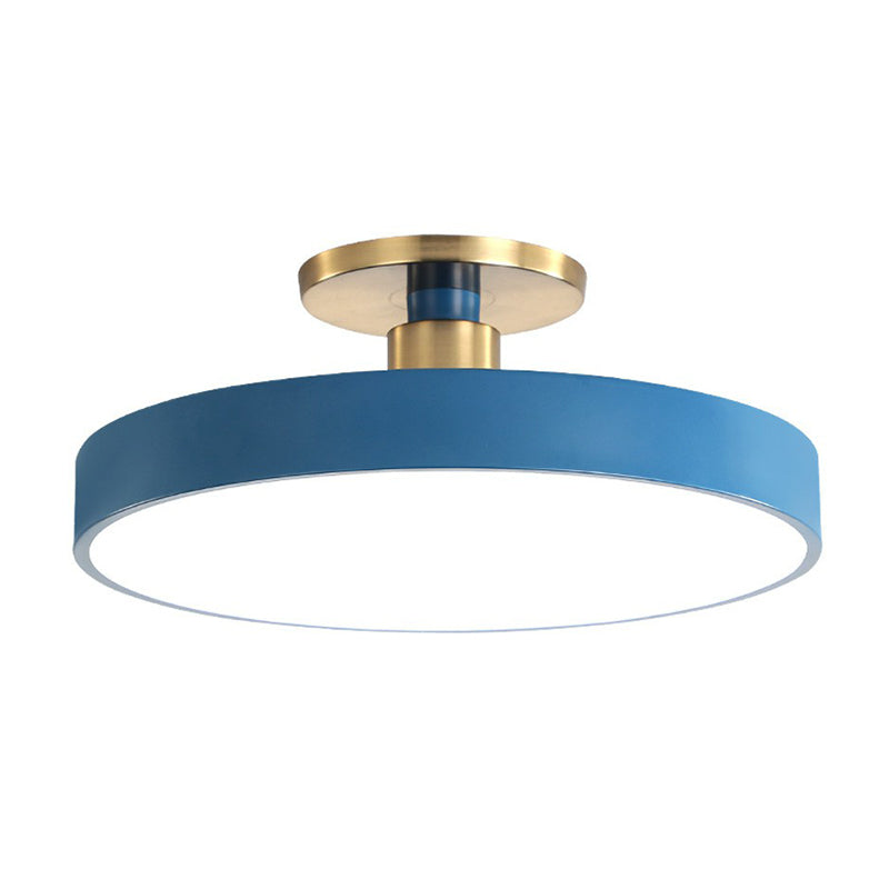 Solevia – Plafonnier LED Moderne Finition Blanc Chambre