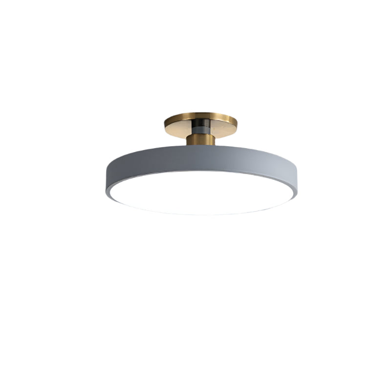 Solevia – Plafonnier LED Moderne Finition Blanc Chambre