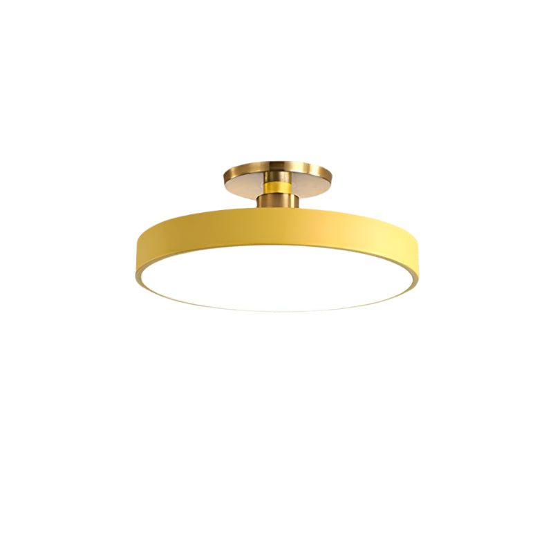 Solevia – Plafonnier LED Moderne Finition Blanc Chambre