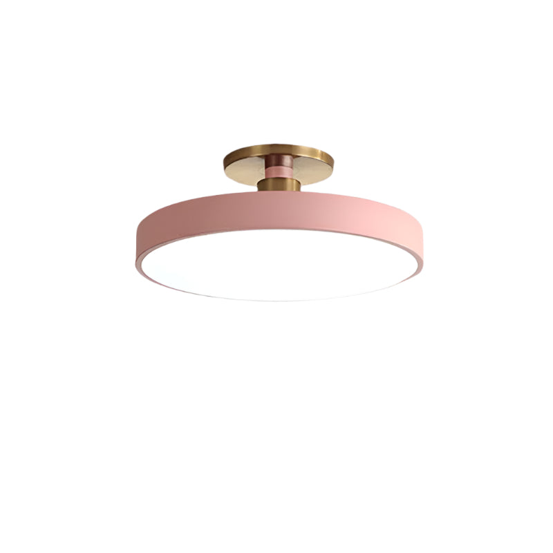 Solevia – Plafonnier LED Moderne Finition Blanc Chambre