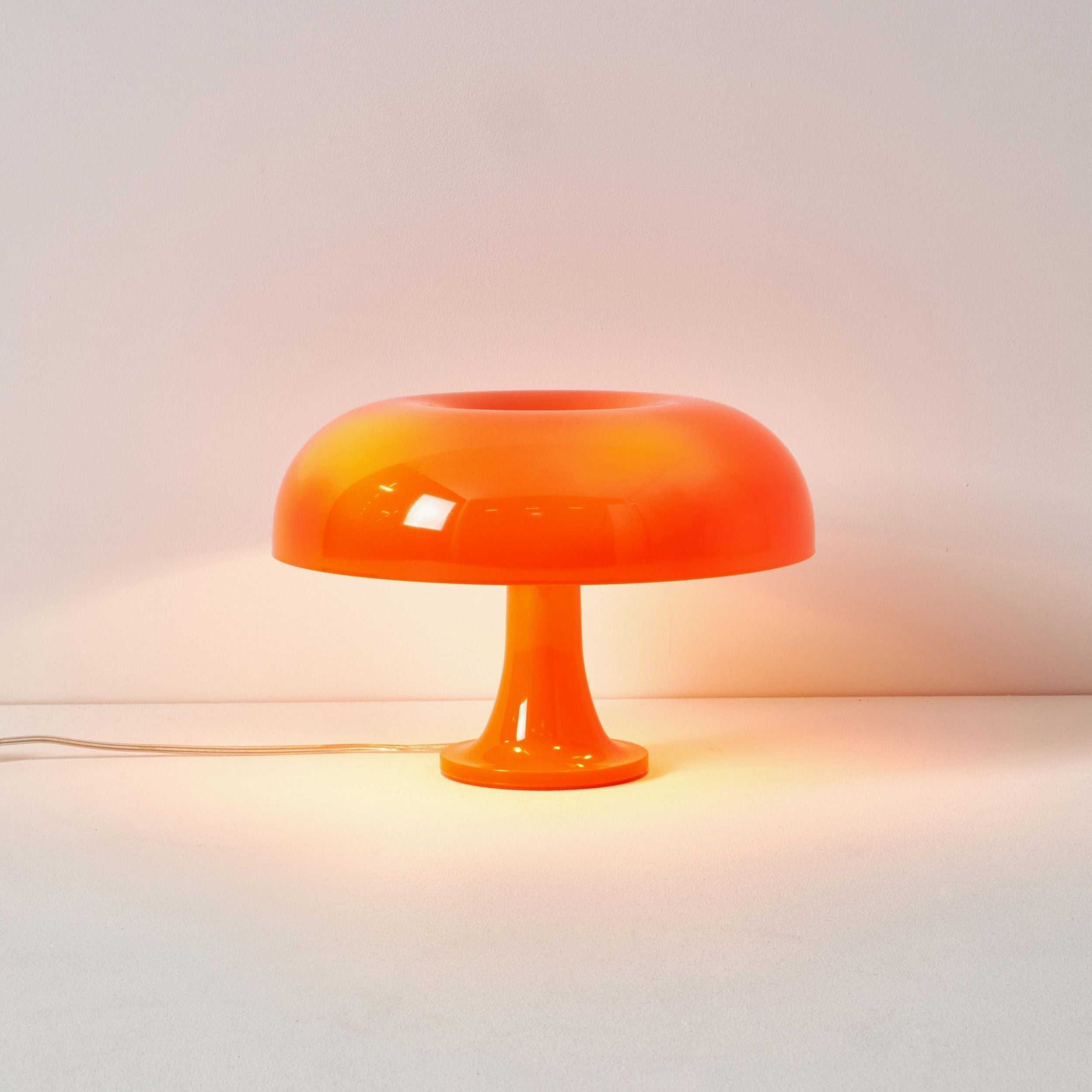 MushLight Lampe de Table Vintage – Champignon, Blanc, Intérieur