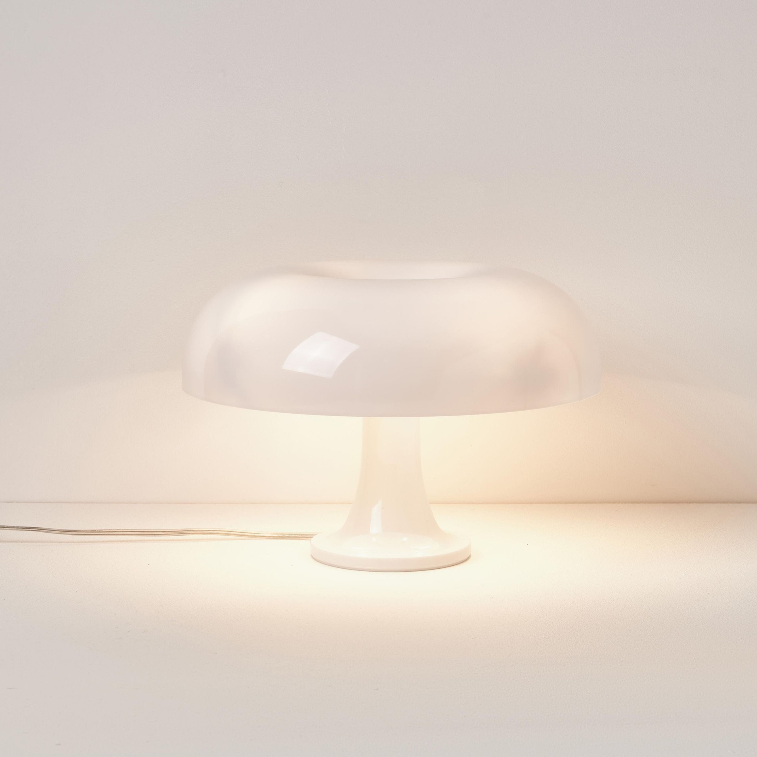 MushLight Lampe de Table Vintage – Champignon, Blanc, Intérieur