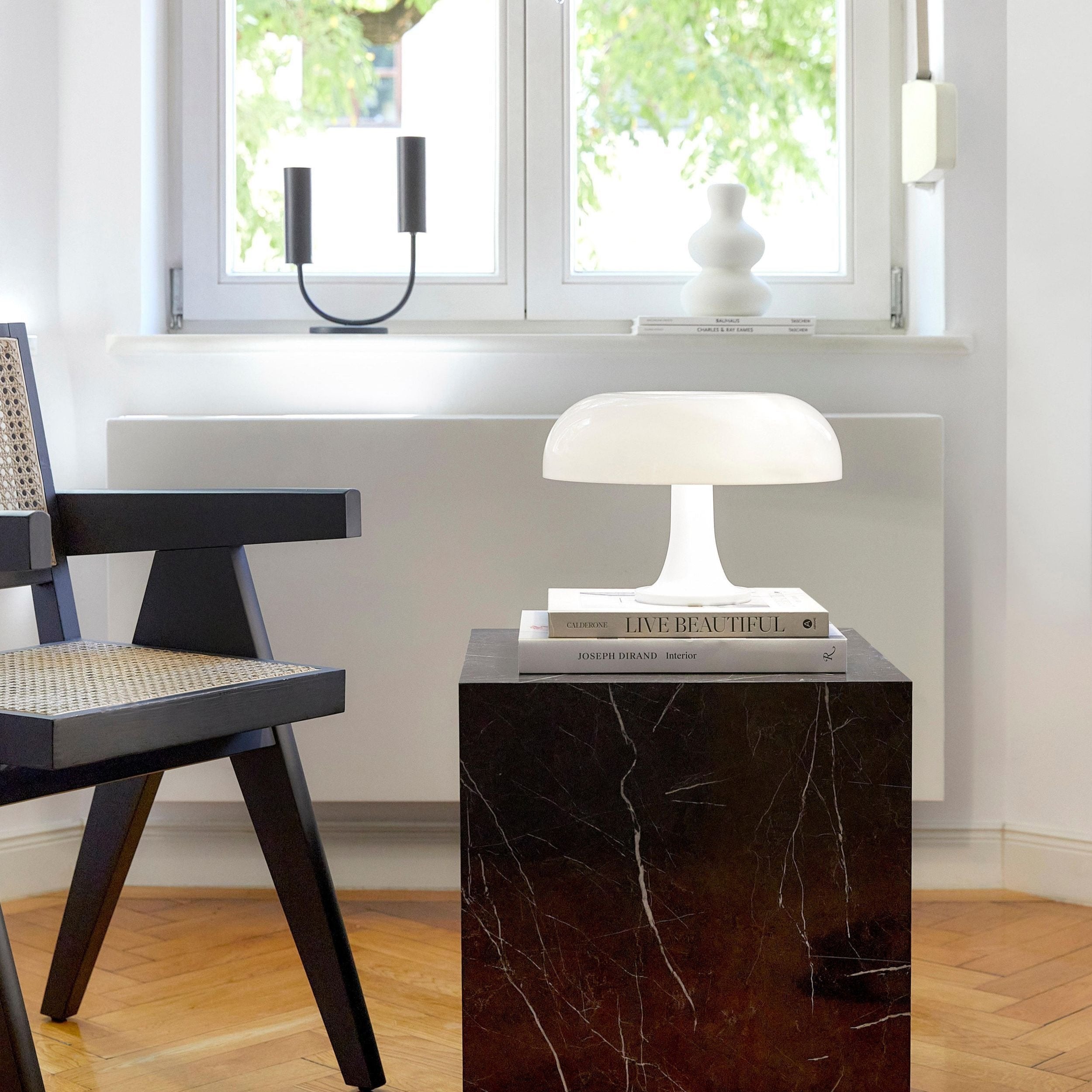 MushLight Lampe de Table Vintage – Champignon, Blanc, Intérieur