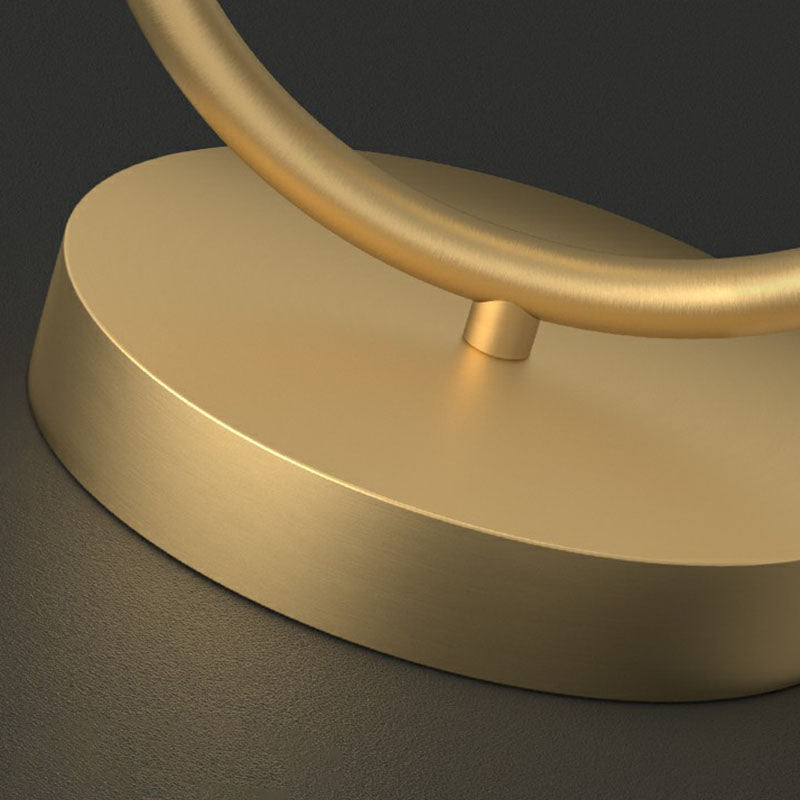 GloLux Duo – Lampe de Table à Finition Dorée avec 2 Globes en Verre