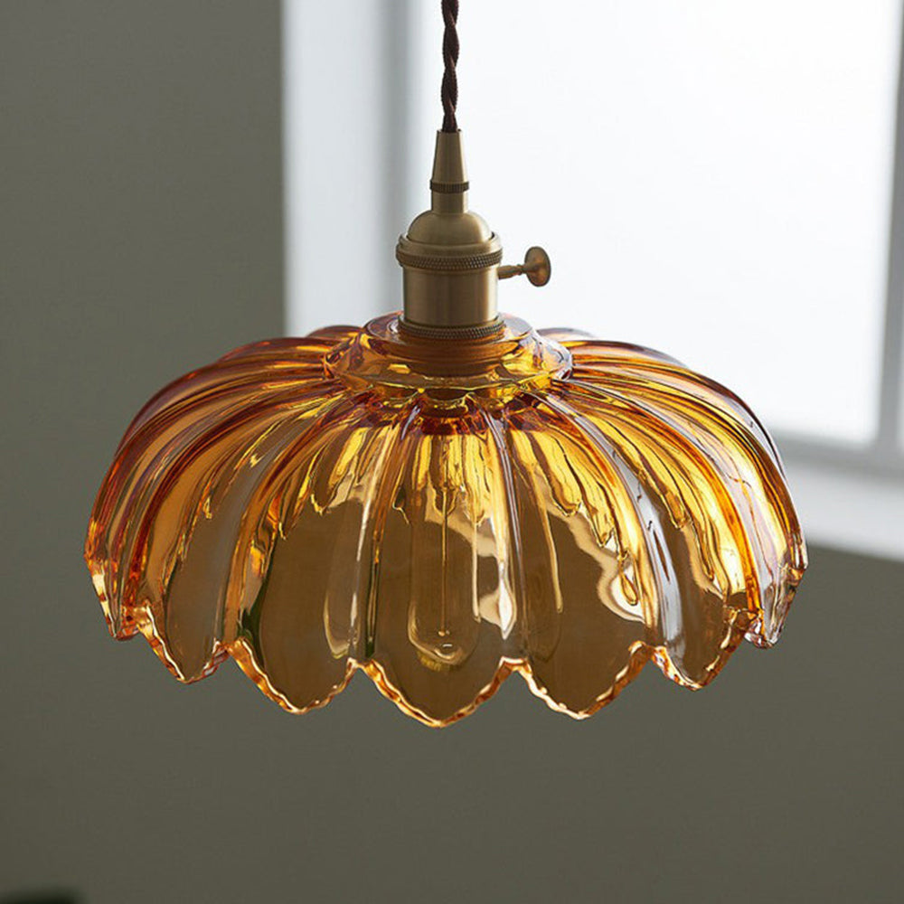 Florina – Suspension Vintage en Forme de Fleurs, Salon, Rose