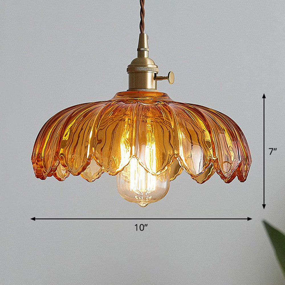 Florina – Suspension Vintage en Forme de Fleurs, Salon, Rose