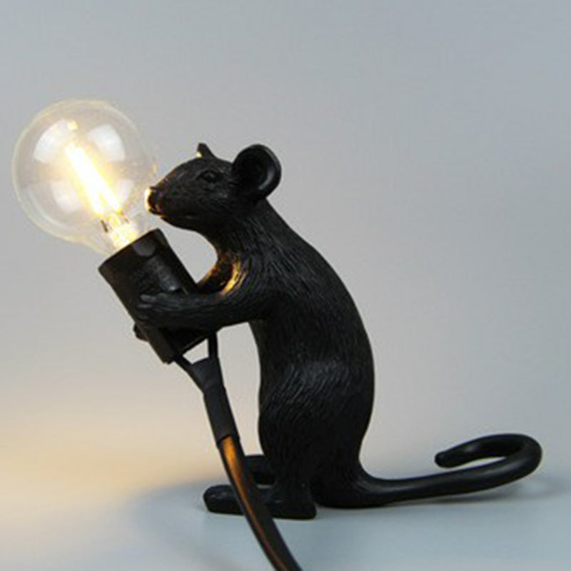 MouseCharm – Lampe de Nuit Art Déco Ludique avec Socle en Forme de Souris