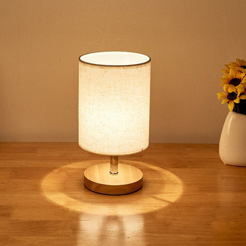 LinnenHout – Lampe de table minimaliste en bois et lin