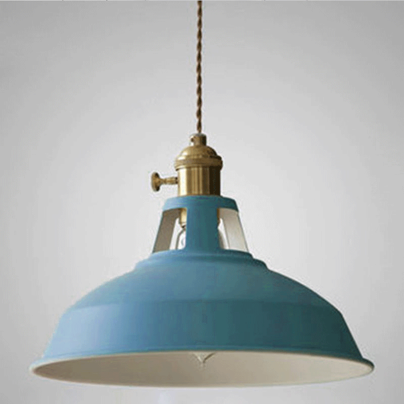 Suspension Vintage Métal 1-Lumière pour Restaurant Moderne