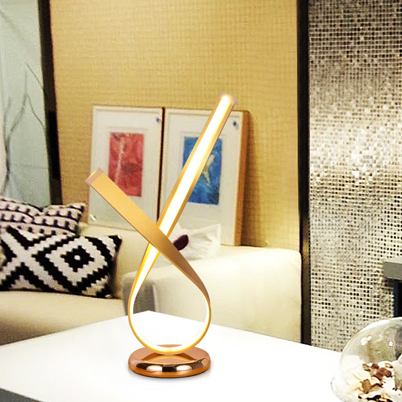 Lumévia – Lampe de Table LED Moderne avec Diffuseur Acrylique pour Salon