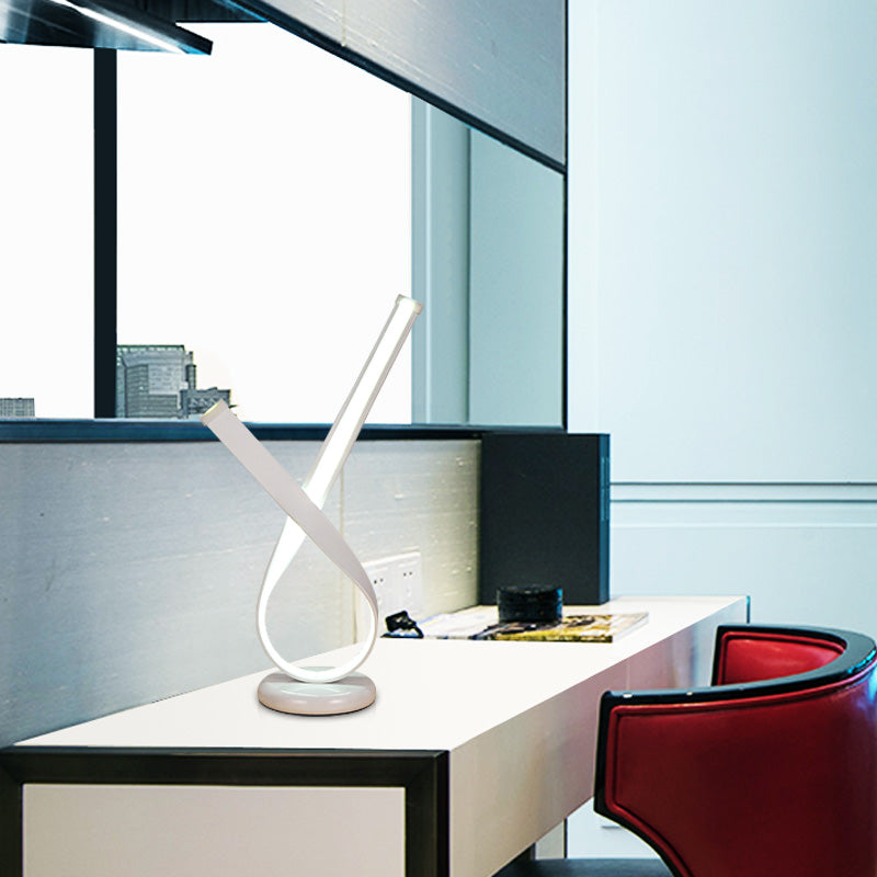 Lumévia – Lampe de Table LED Moderne avec Diffuseur Acrylique pour Salon
