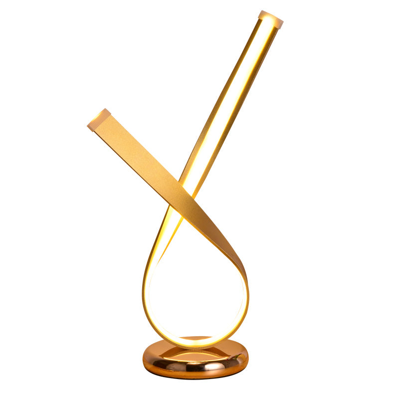Lumévia – Lampe de Table LED Moderne avec Diffuseur Acrylique pour Salon