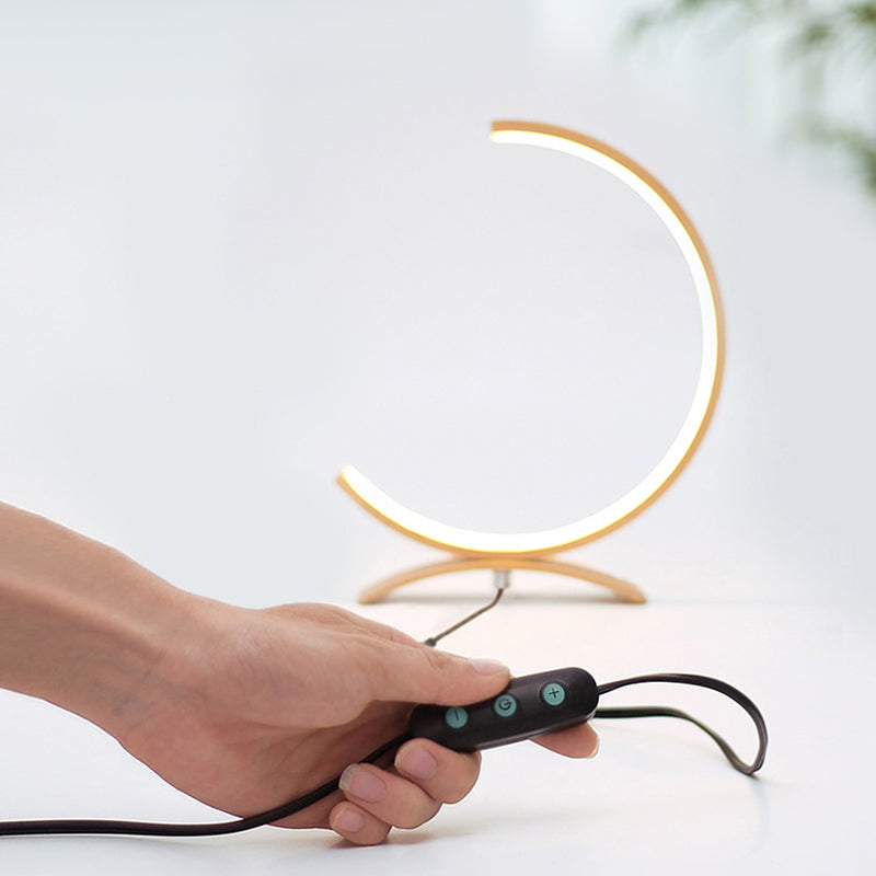 Linéara – Lampe de Table LED Moderne avec Variateur pour Salon
