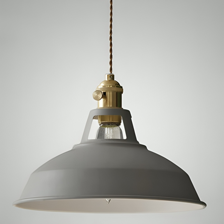 Suspension Vintage Métal 1-Lumière pour Restaurant Moderne